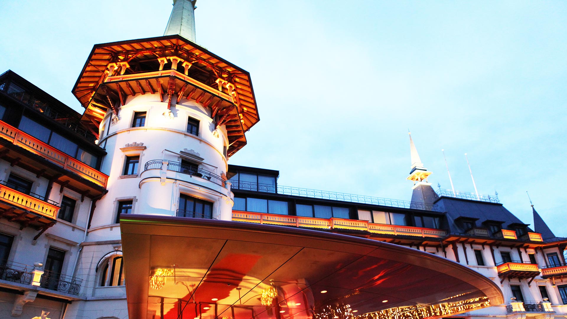 The Restaurant at The Dolder Grand - A masterpiece of haute cuisine high above Zurich with a view of the city, the lake and the Alps.