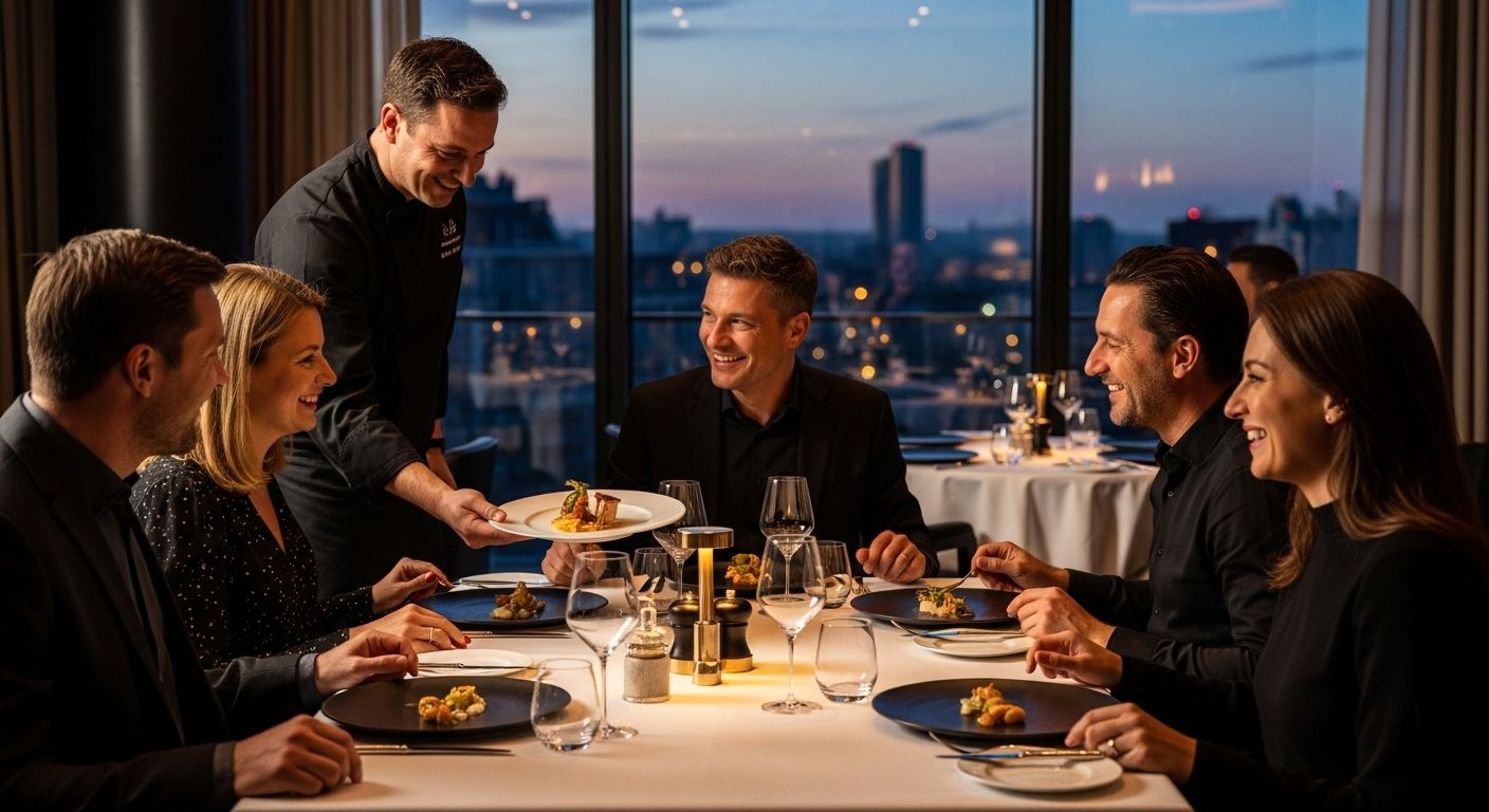 high end dining, gourmet restaurant, tasting menu